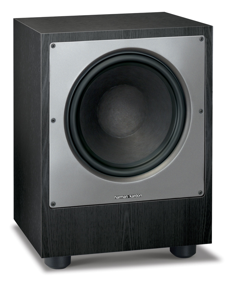 HK SUB 12 - Black - 12 inch Front-Firing Powered Subwoofer (150 watts) - Hero